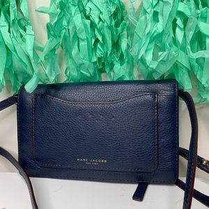 Marc Jacobs Recruit Wallet with Leather Strap